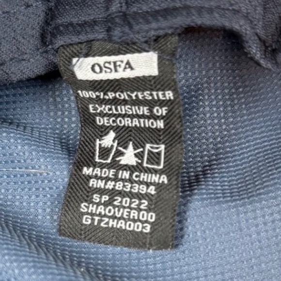 GOAT USA Baseball Gray T-Shirt & Navy Blue Bucket Hat, Size XL - Picture 2 of 13